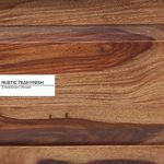 Newvo Sheesham Wood Single Bed in Rustic Teak Finish - Image 10
