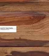 Newvo Sheesham Wood Single Bed without Storage (Rustic Teak Finish) - Image 10