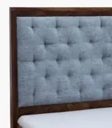 Trleans Sheesham Wood Queen Size Bed with Box Storage (Provincial Teak Finish) - Image 10