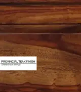 Krysys Sheesham Wood Queen Size Bed with Drawer Storage (Provincial Teak Finish) - Image 10