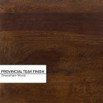 Turin Sheesham Wood Queen Size Bed In Provincial Teak Finish With Hydraulic - Image 10