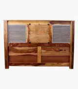 Jelice Sheesham Wood Queen Size Bed with Box Storage (Honey Oak Finish) - Image 10