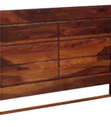 Sougur Sheesham Wood Single Bed without Storage (Honey Oak Finish) - Image 11