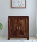 Orniel Sheesham Wood Shoe Cabinet (Provincial Teak Finish)