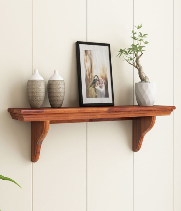 Keller Wall Shelves (Honey Finish)