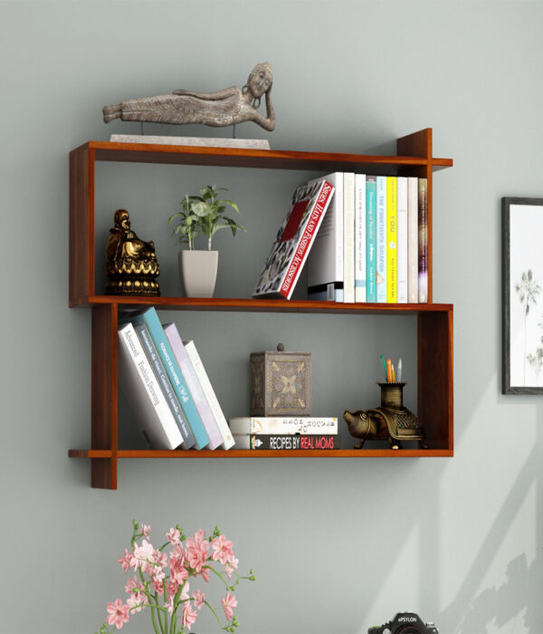 Sculpa Wall Shelf (Honey Finish)