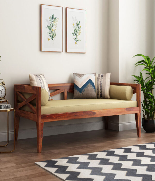 Travolta Divan (Honey Finish)