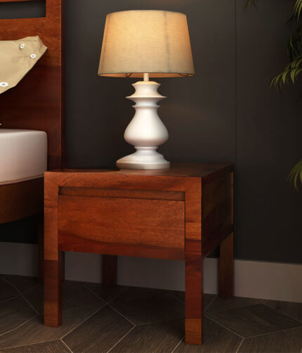Bacon Bedside Table (Honey Finish)