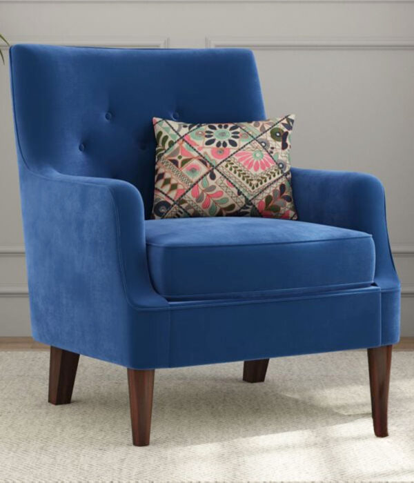 Adoree Lounge Chair (Indigo Blue)