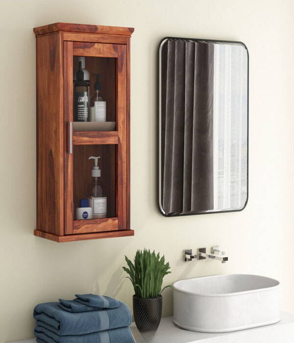 Benitez Bathroom Cabinet (Honey Finish)