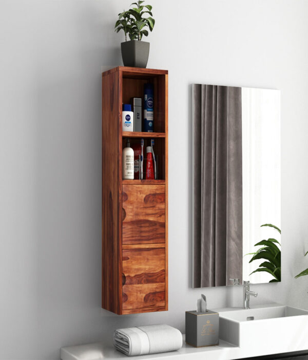 Mcknight Bathroom Cabinet (Honey Finish)