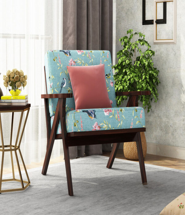 Crisper Arm Chair (Cotton, Bubble Robins)