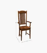 Izora Sheesham Wood Frame with Cushioned Velvet Seating Arm Chair (Honey Finish) - Image 2