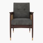 Emperor Cane Arm Chair (Graphite Grey) - Image 2