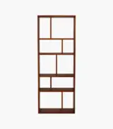 Toris Sheesham Wood Wall Shelf with Open Storage (Honey Finish) - Image 2
