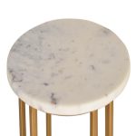 Marbal Top Round Coffee Table - Image 2