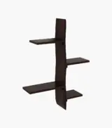 Netura Sheesham Wood Wall Shelf (Walnut Finish) - Image 2