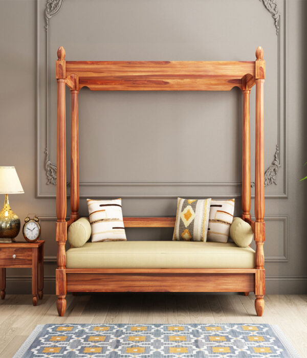 Allure Poster Divan (Honey Finish)