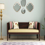 Angelica Divan (Walnut Finish) - Image 2