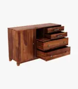 Dunesta Sheesham Wood Chest Of Drawers (Honey Finish) - Image 3