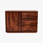 Hazeline Wooden Chest Of Drawers (Honey Finish) - Image 2