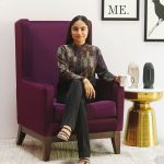 Joan Lounge Chair (Velvet, Mulberry Pink) - Image 2