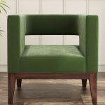 Wolper Lounge Chair (Dark Olive Green) - Image 2