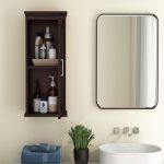 Benitez Bathroom Cabinet (Walnut Finish) - Image 2