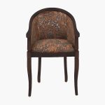 Arctic Arm Chair (Walnut Finish) - Image 2