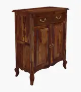 Anny Sheesham Wood Shoe Cabinet (Provincial Teak Finish) - Image 3