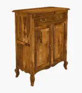 Anny Sheesham Wood Shoe Cabinet (Rustic Teak Finish) - Image 3