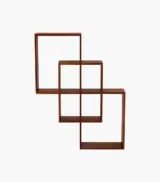 Grinzo Sheesham Wood Wall Shelf with Open Storage (Honey Finish) - Image 4