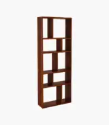 Toris Sheesham Wood Wall Shelf with Open Storage (Honey Finish) - Image 3