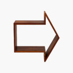 Arrow Wall Shelf (Honey Finish) - Image 4