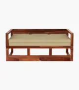 Becon Sheesham Wood Diwan Cum Bed (Honey Finish) - Image 3