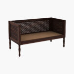 Angelica Divan (Walnut Finish) - Image 3