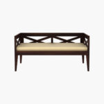 Travolta Divan (Walnut Finish) - Image 3
