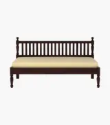 Taurac Sheesham Wood Diwan Bed (Walnut Finish) - Image 3
