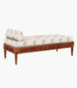 Jaisper Sheesham Wood Diwan Bed without Storage (Honey Finish) - Image 2