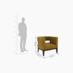 Wolper Lounge Chair (Chestnut Brown) - Image 3