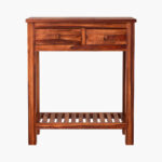 Wales Console Table (Honey Finish) - Image 3