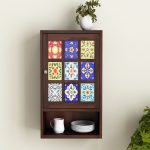 Boho Kitchen Rack (Walnut Finish) - Image 3