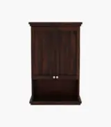 Froey Sheesham Wood Wall Mounted Bathroom Cabinet (Walnut Finish) - Image 3