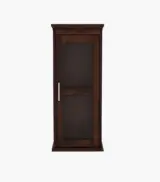 Benetiz Sheesham Wood Wall Mounted Bathroom Cabinet (Walnut Finish) - Image 3