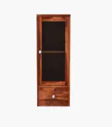 Mcyneil Sheesham Wood Wall Mounted Bathroom Cabinet (Honey Finish) - Image 3