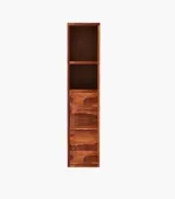 Medknight Sheesham Wood Wall Mounted Bathroom Cabinet (Honey Finish) - Image 3