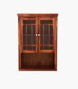 Darney Sheesham Wood Wall Mounted Bathroom Cabinet (Honey Finish) - Image 3