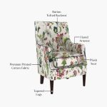 Edoree Arm Chair (Rose Vineyard) - Image 3