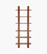 Proston Sheesham Wood Wall Shelf with Open Storage (Honey Finish) - Image 3