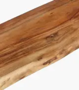 Wolf Acacia Wood Set of 2 Single Wall shelves (Acacia Finish) - Image 4